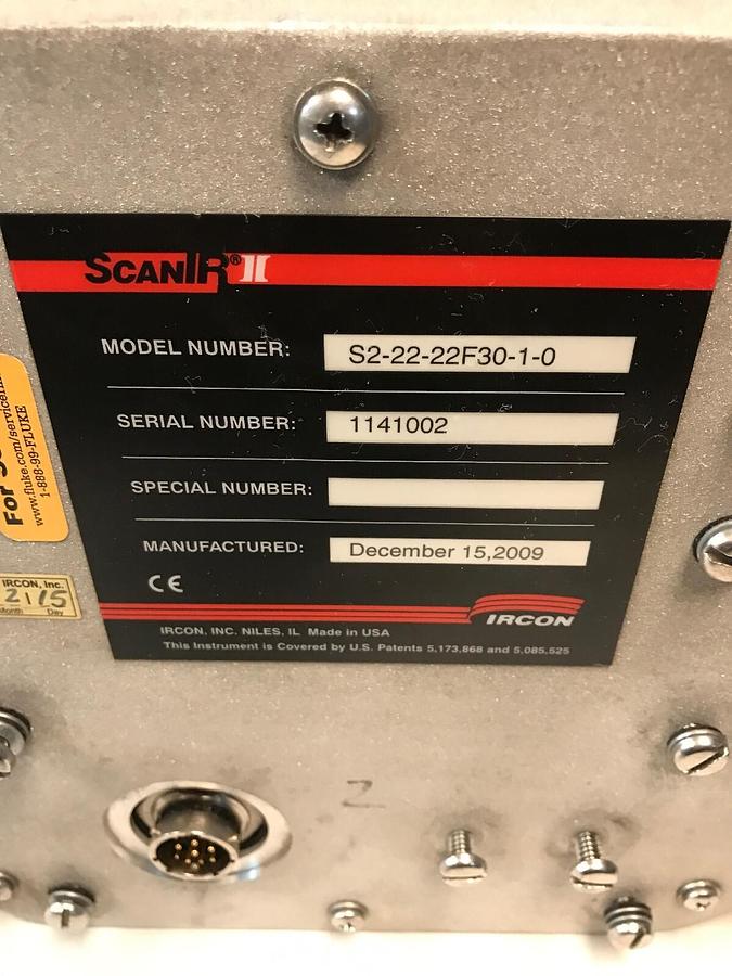 Used Ircon ScanIR-II,S222-22F30,Infrared Line Scanning Thermometer
