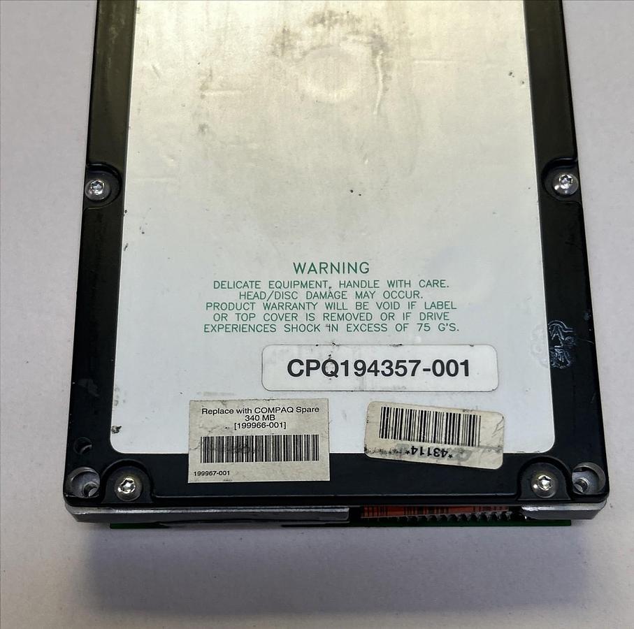 Used SEAGATE,ST3390A,HARD DRIVE 341.31MB