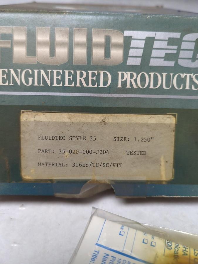 FLUIDTEC,35-020-009-J204,STYLE 35 MECHANICAL CARTRIDGE SEAL 1-1/4 INCH NOS