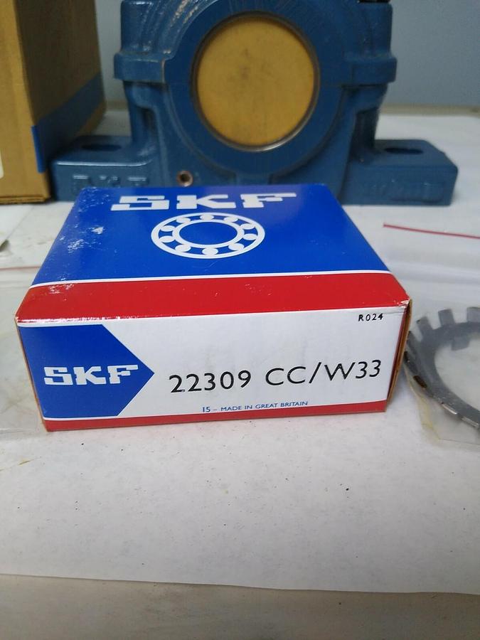 Used SKF,SAF 22309,Pillow Block Roller Bearing Unit Split Pillow Block NOS