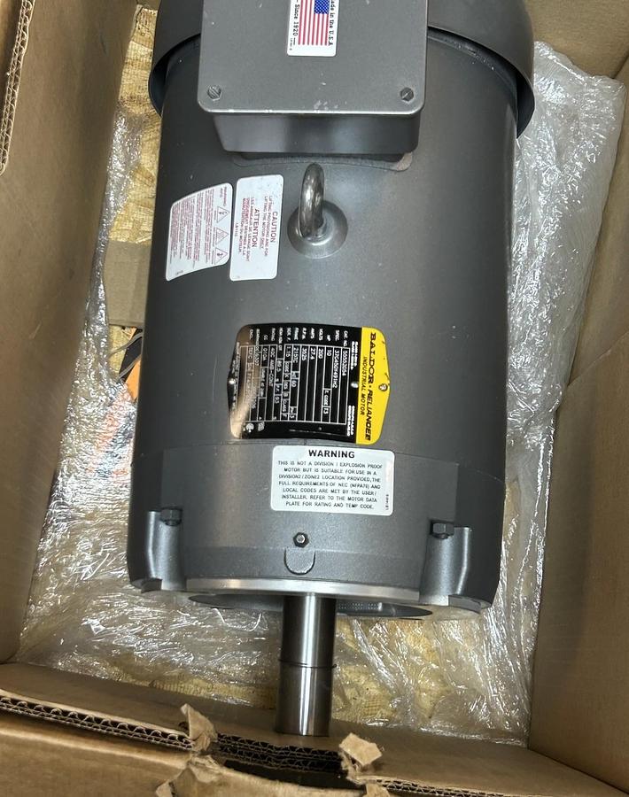 BALDOR,55552054,MOTOR 10HP 200V 3525RPM 3PH 215TC FRAME