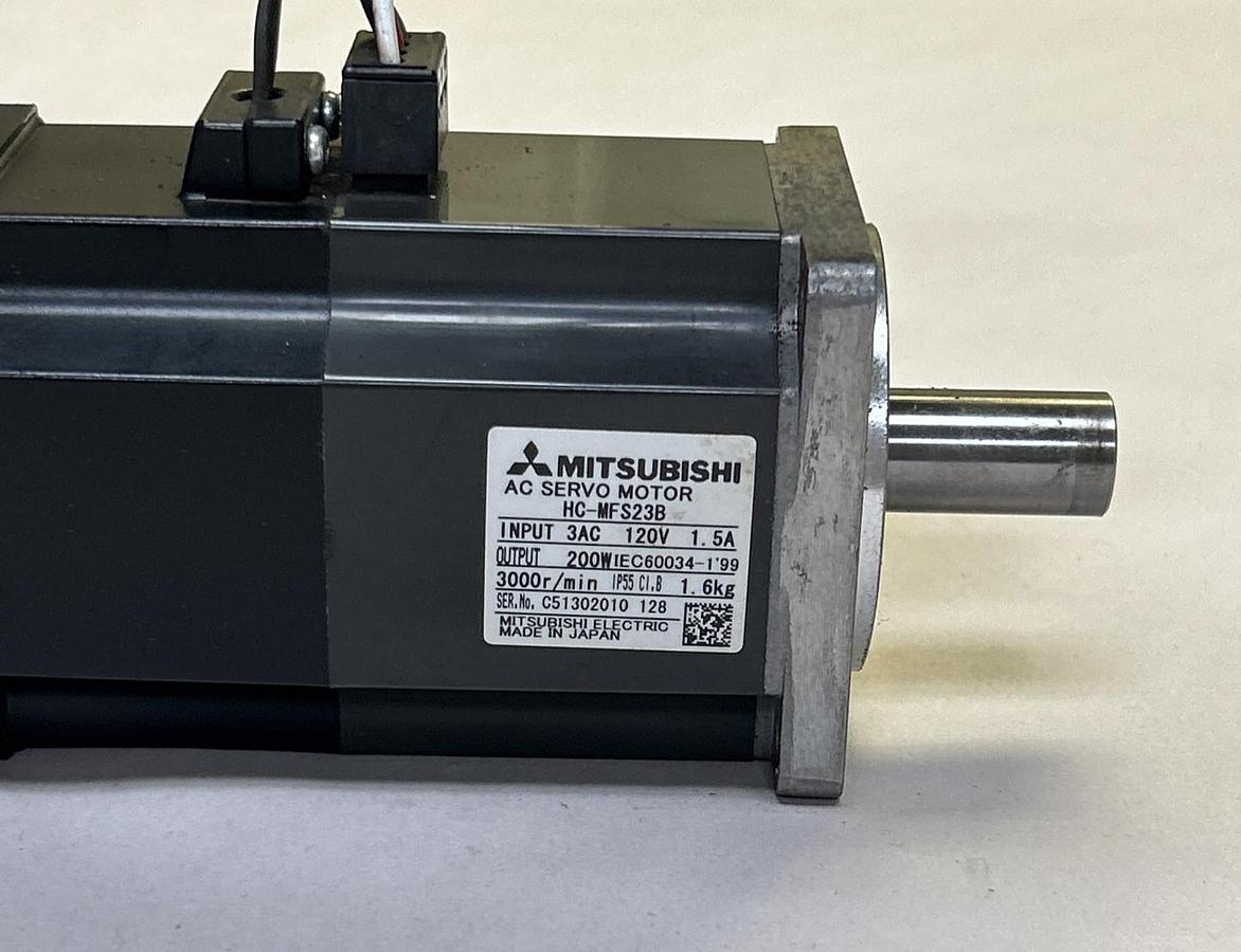 Used MITSUBISHI,HC-MFS23B,AC SERVO MOTOR