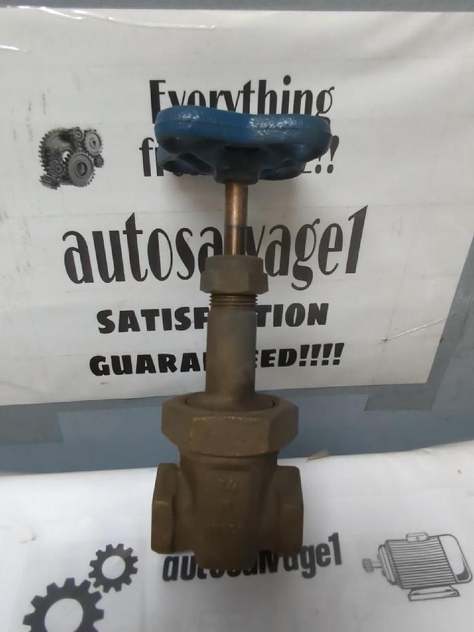 NIBCO,T-135,BRONZE GATE VALVE 3/4 IN 150SWP/300WOG NOS