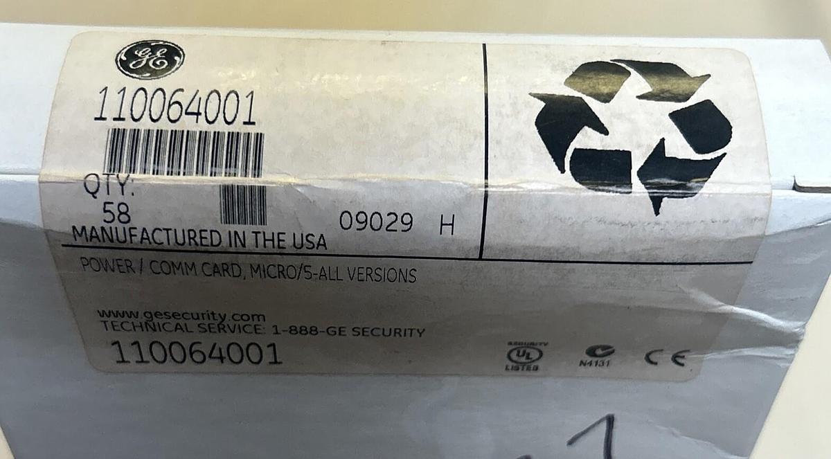 Used GENERAL ELECTRIC,110100501,ACCESS CONTROL NEW