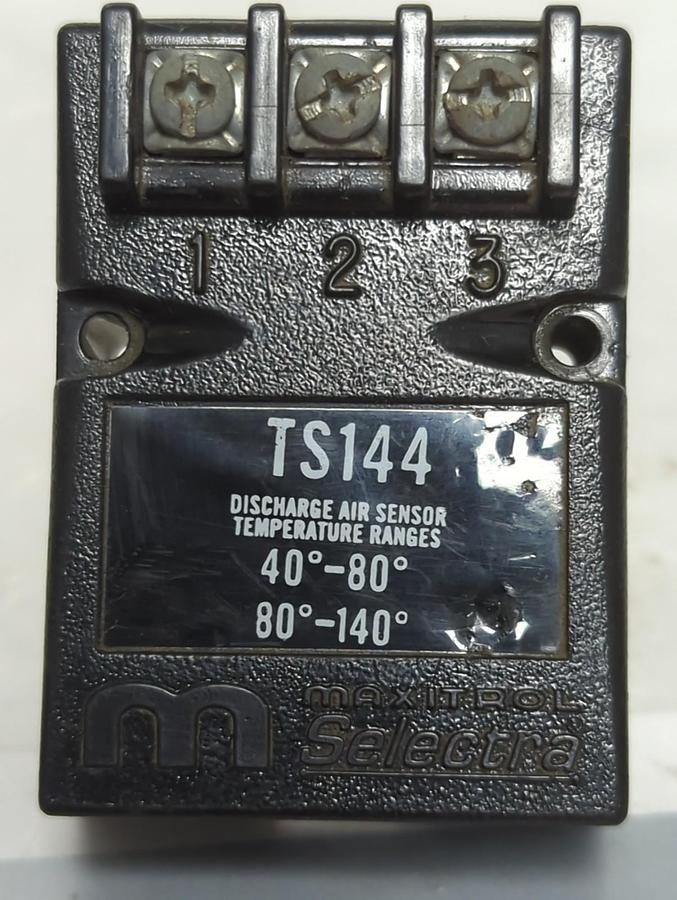 Used MAXITROL SELECTRA,TS144,DISCHARGE AIR SENSOR 40-80°/80-140° PRE-OWNED