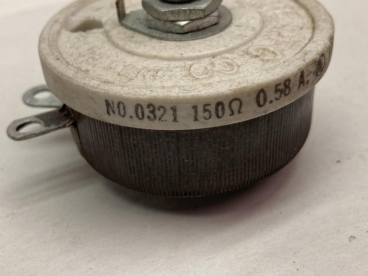 Used Ohmite,0321,Rheostats 0.58 AMP MAX 150 OHM