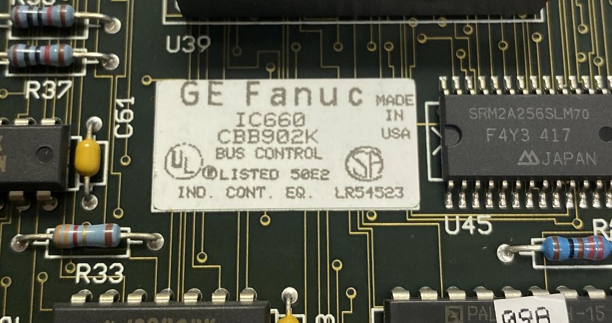 Used GE FANUC,IC660CBB902K,SERIES SIX GENIUS I/O BUS CONTROLLER