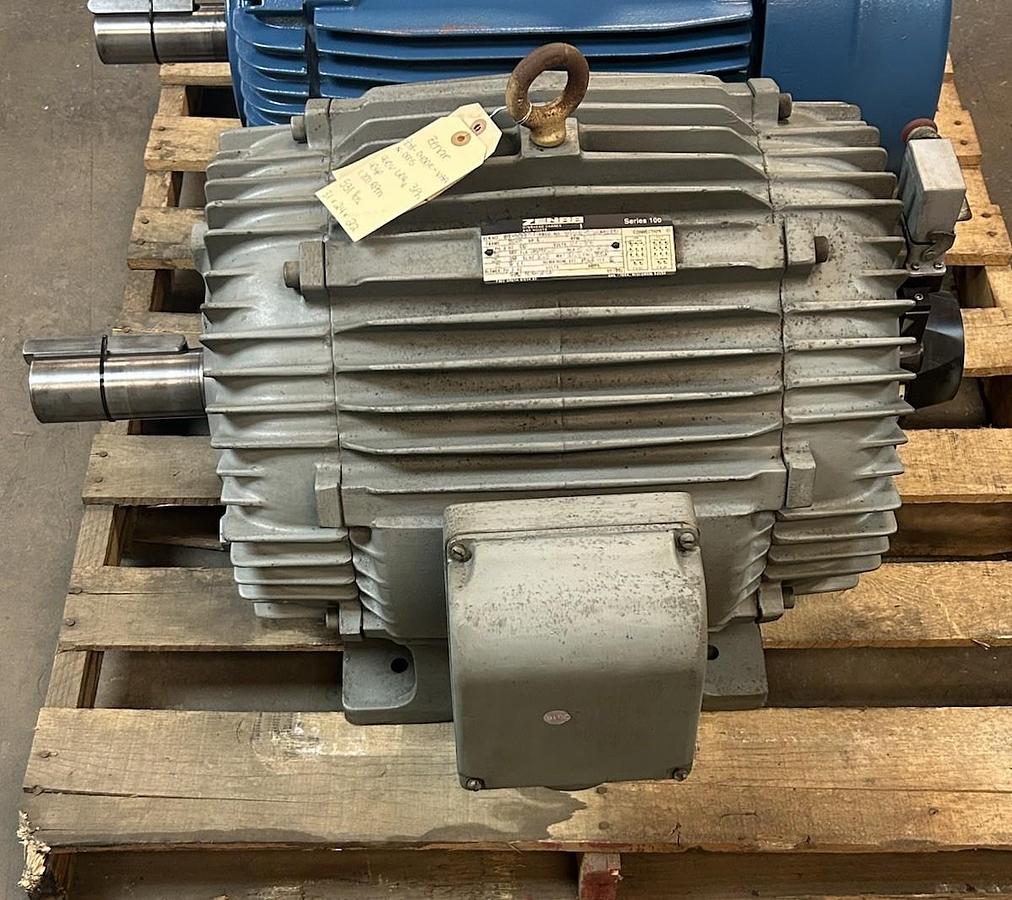 Used ZENAR,01-5827C-1,CRANE AND HOIST MOTOR 40HP 1200RPM 3PH 364T FRAME