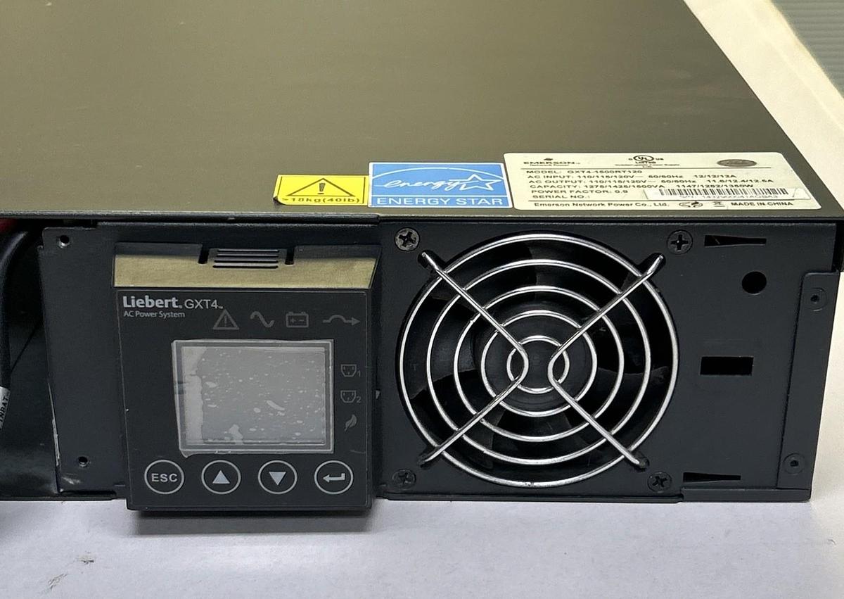 Used EMERSON,GXT4-1500RT120,DOUBLE CONVERSON POWER UPS SYSTEM