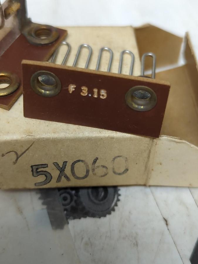 DAYTON ELECTRIC,5X60,STYLE F 3.15 HEATER ELEMENTS LOT OF 4 NOS