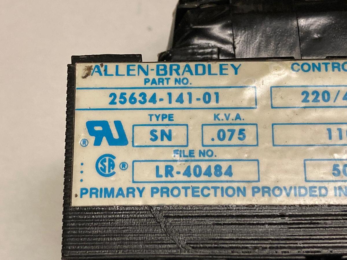 Used Allen Bradley,25634-141-01,Control Circuit Transformer