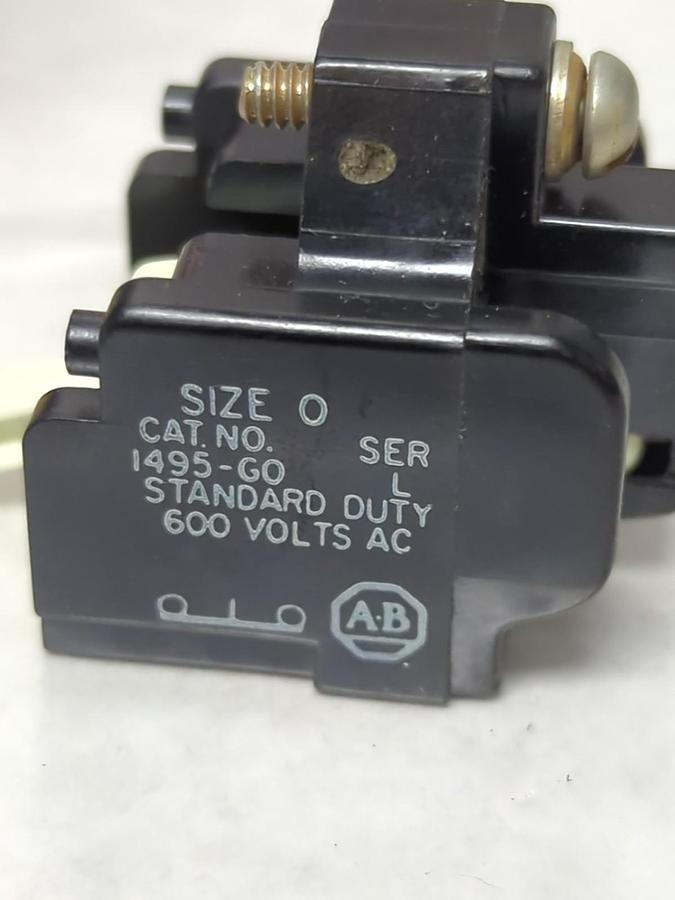 ALLEN BRADLEY,1495-GO,AUXILIARY CONTACT NOS