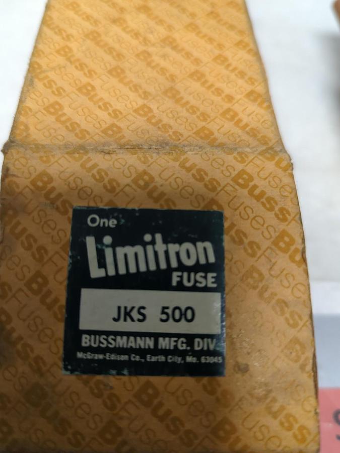 COOPER BUSSMANN,JKS-500,LIMITRON 500 AMP FUSE NOS