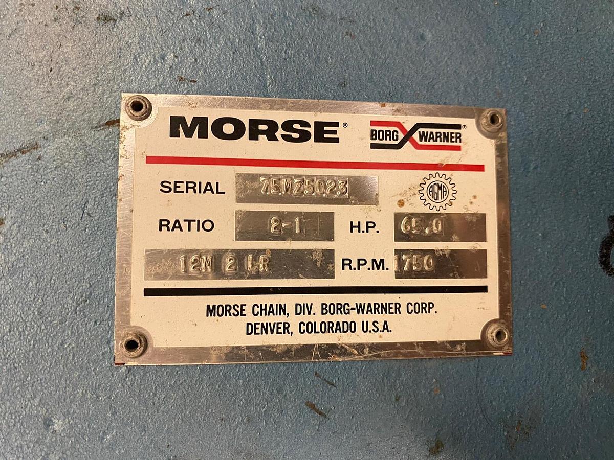 Used MORSE,12M-2-LR,GEARBOX 2:1 RATIO 2 INCH SHAFTS