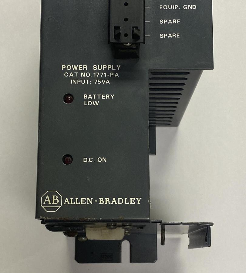 Used ALLEN BRADLEY,1771-PA,POWER SUPPLY 1/.5A 120-220V