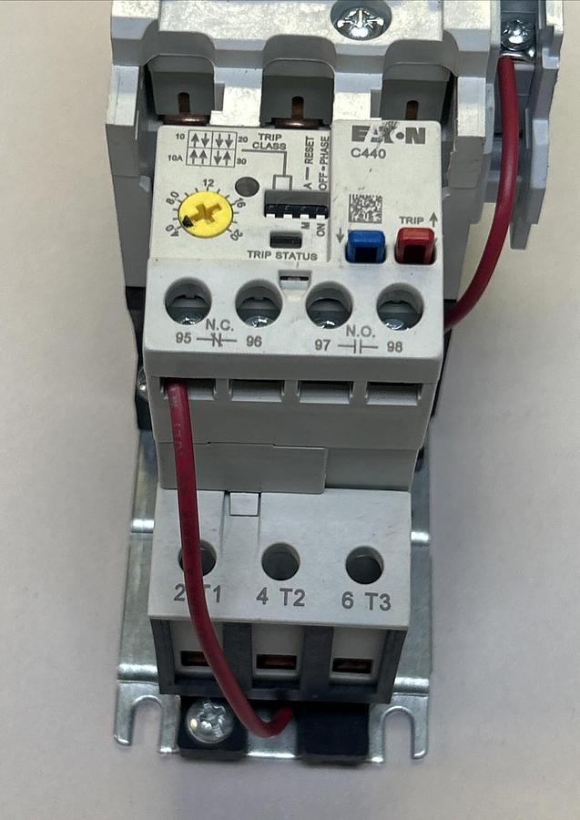 Used EATON,AN19DN0,MOTOR STARTER SIZE 1 27A 600V