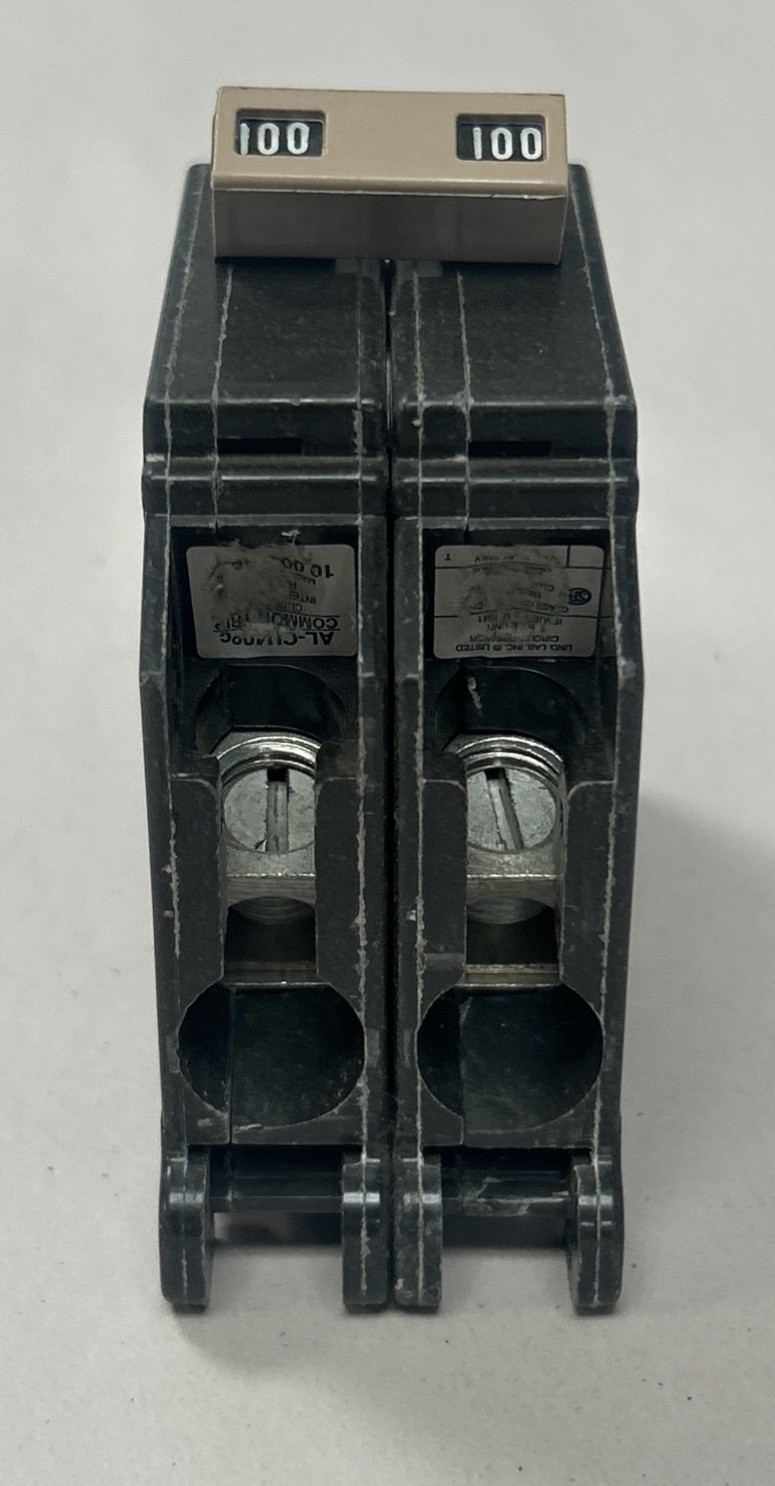 Used CUTLER-HAMMER,CH2100,CIRCUIT BREAKER 100A 120/240V 2P