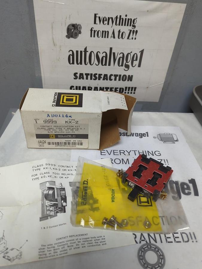 SQUARE D,64624,TYPE KX-2 CONTACT KIT NOS