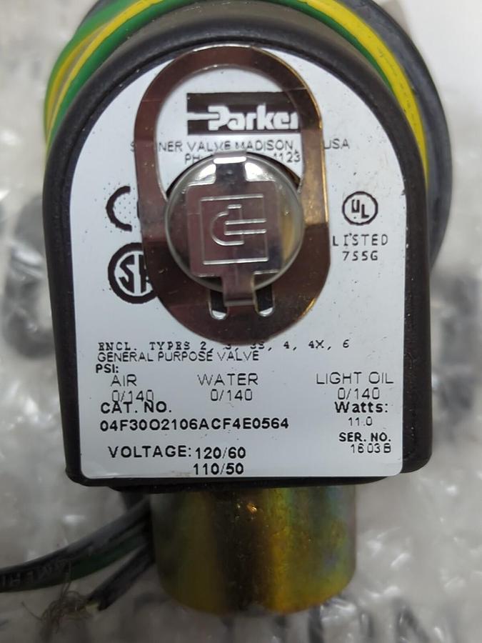 PARKER,04F30O2106ACF4E0564,GENERAL PURPOSE VALVE 110 WATT