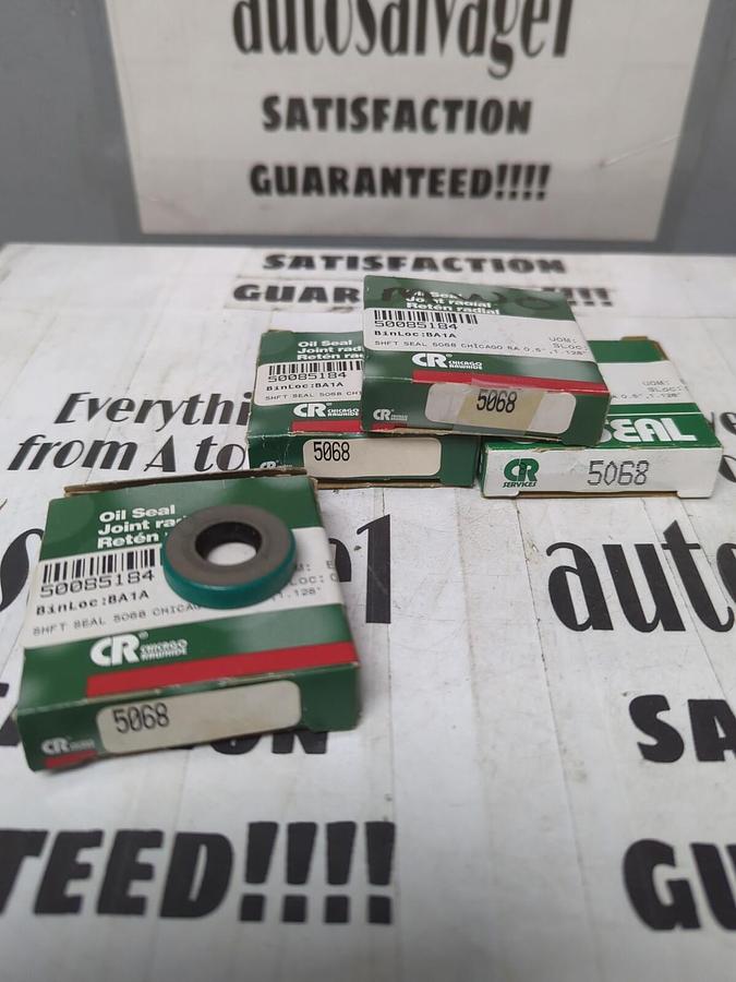 CHICAGO RAWHIDE,5068,OIL SEALS 0.5 IN X 1.128 IN LOT OF 4 NOS