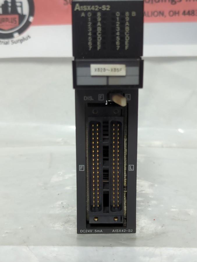 Used MITSUBISHI,A1SX42-S2,OUTPUT UNIT MODULE PRE-OWNED