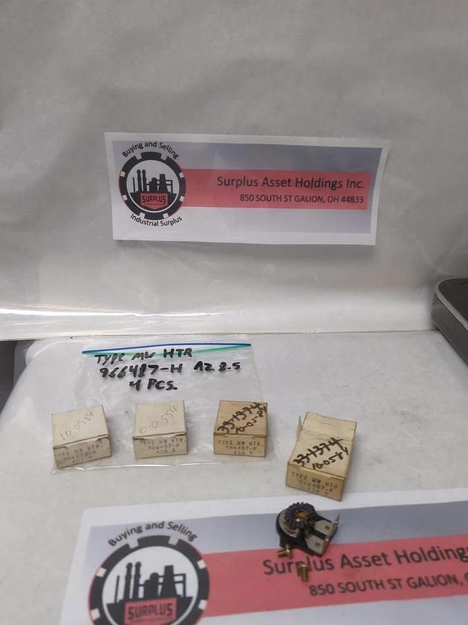 WESTINGHOUSE,966487-H AZ8.5,TYPE MW OVERLOAD HEATER ELEMENT LOT OF 4 NOS