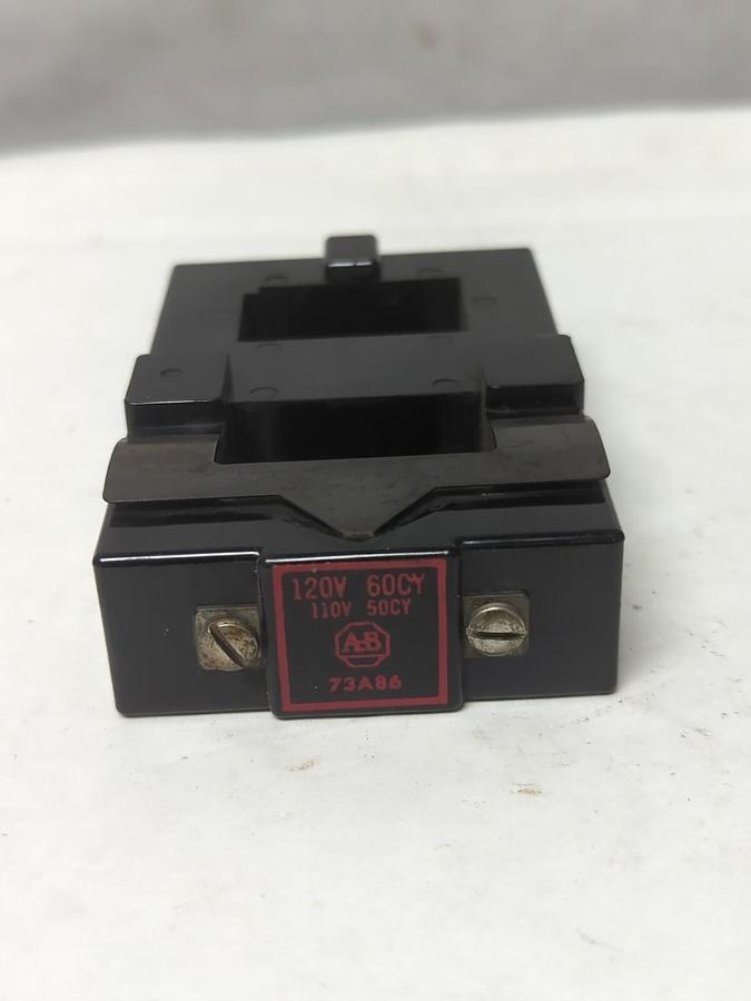 Used ALLEN-BRADLEY,73A86,COIL 120V 60CY PRE-OWNED MISSING BOX