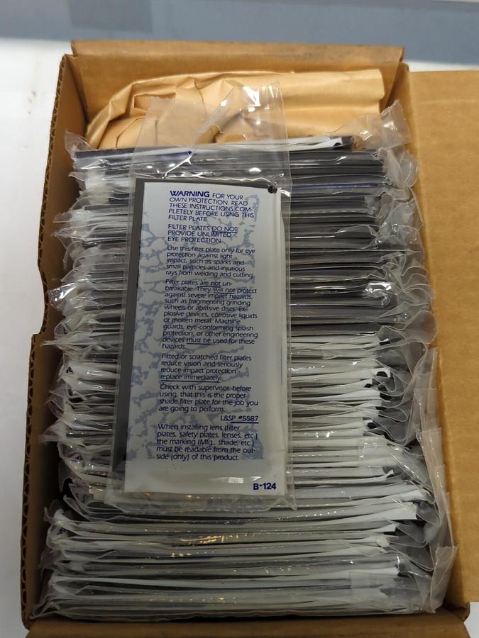 OKI COMFORT,932-105,IMPACT RESISTANT FILTER PLATE 2X4-1/4 IN SHADE 4 BOX OF 50