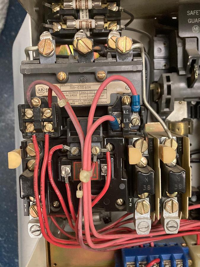 Used Allen-Bradley,2100 2112B,Size 2  Fused MCC 12 INCH Starter Bucket