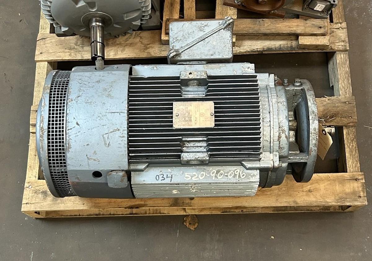 Used GE,5K254FP239E,VERTICAL MOTOR 15HP 230/460V 1750RPM 3PH L254HP10 FRAME