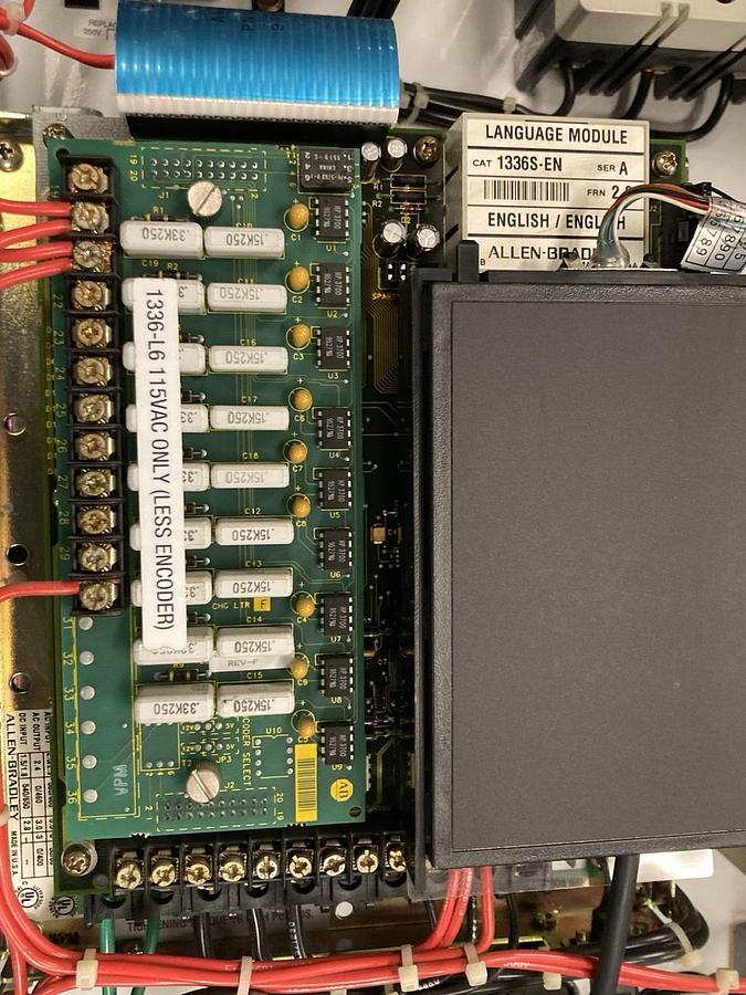 Used Allen-Bradley,2163N,25 INCH 5HP VFD MCC Bucket 2.8A 1-1/2HP