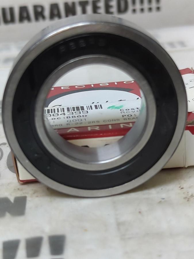 CONSOLIDATED,R-22-2RS,BALL BEARING 1-3/8 IN ID X 2-1/2 IN OD NOS