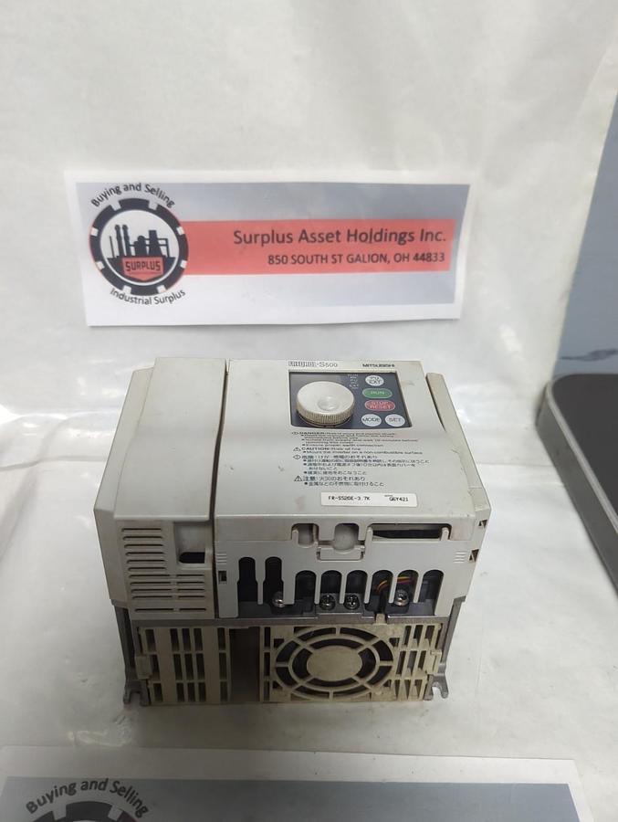 Used MITSUBISHI,FR-S520E-3.7K,INVERTER PRE-OWNED