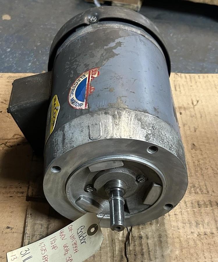 Used BALDOR,VM3554,MOTOR 1.5HP 208-230/460V 1725RPM 3PH 56C FRAME