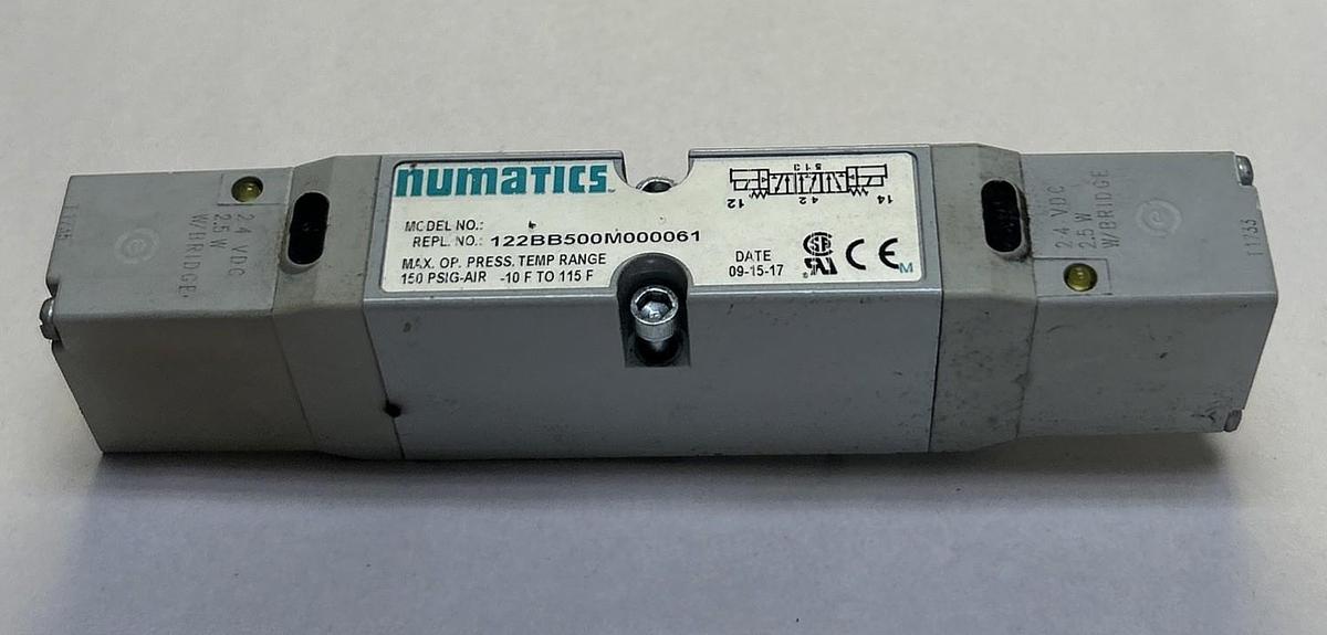 Used NUMATICS,122BB500M000061,SOLENOID VALVE