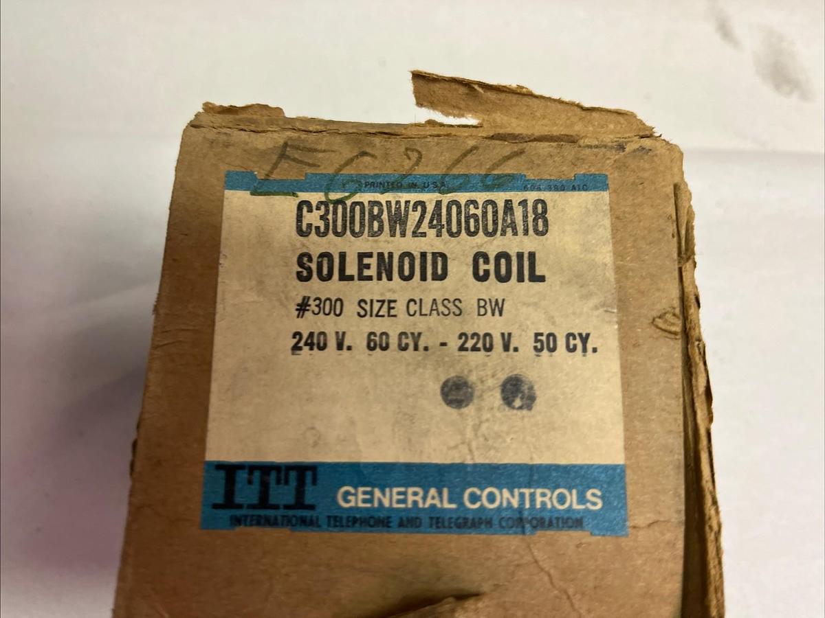 ITT,C300BW24060A18,SOLENOID COIL SIZE 300 220/240V