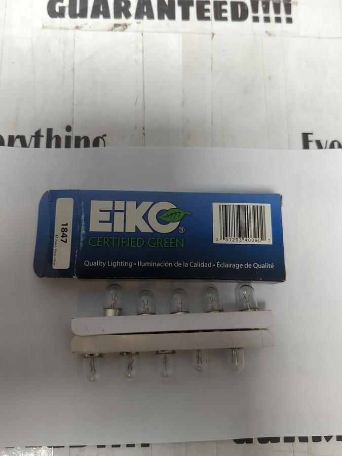 EIKO,1847,MINIATURE LAMPS BOX OF 10 NOS