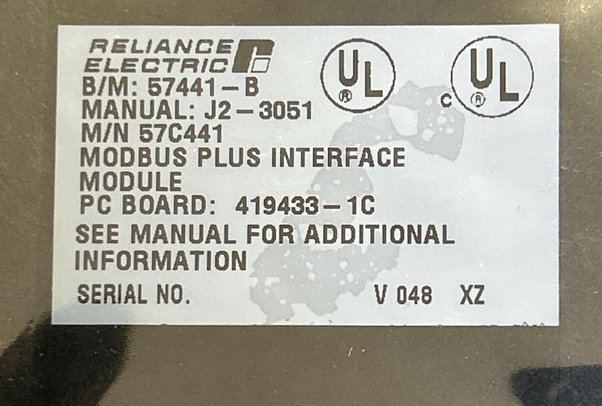 RELIANCE,57C441,INTERFACE MODULE NOS