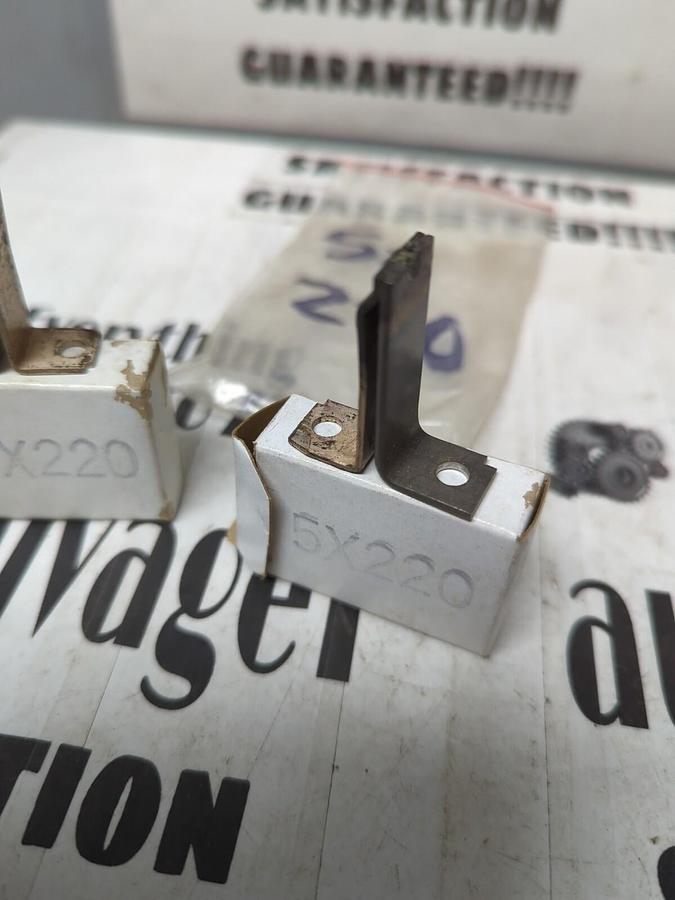 DAYTON ELECTRIC,5X220,STYLE T53 HEATER ELEMENTS LOT OF 2 NOS