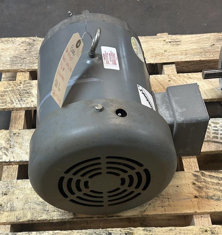 Used BALDOR,M3710T,MOTOR 7.5HP 208-230/460V 1750RPM 3PH 213T FRAME