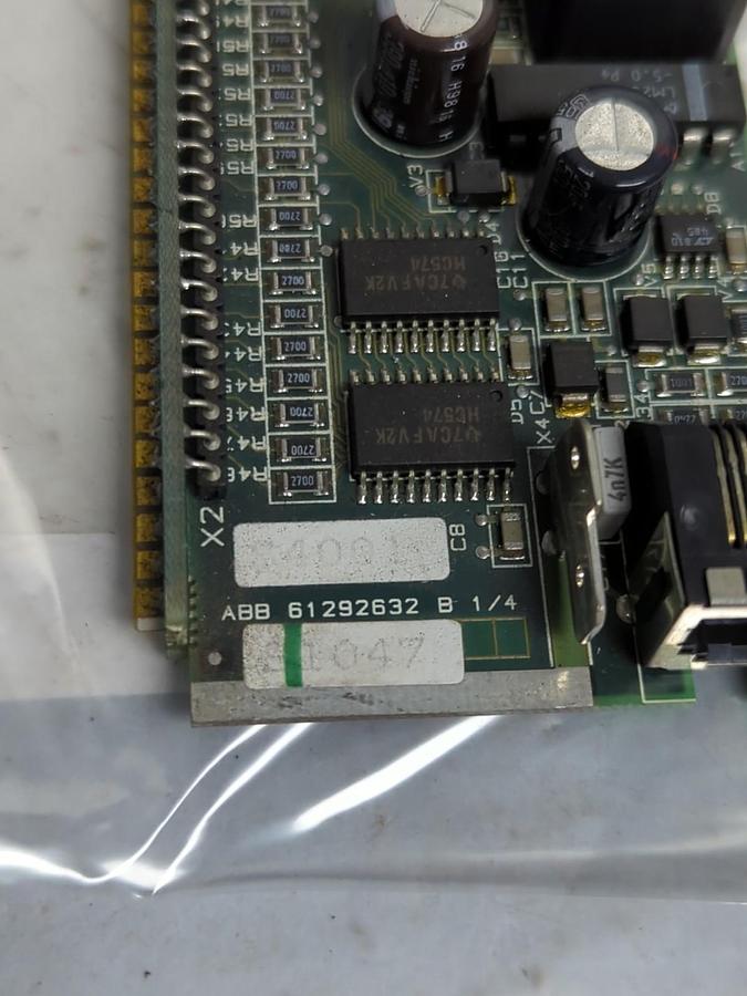 Used ABB,NLMD-01,REV B MONITORING BOARD 61292632 B 1/4 PRE-OWNED