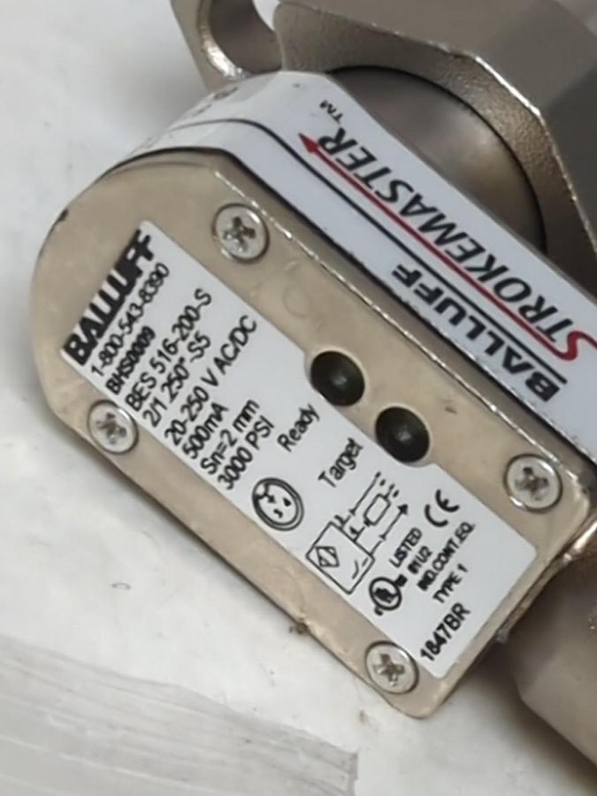 BALLUF,BHS0009,PROXIMITY SWITCH SENSOR BES 516-200-S21/1.250"-S5 NOS