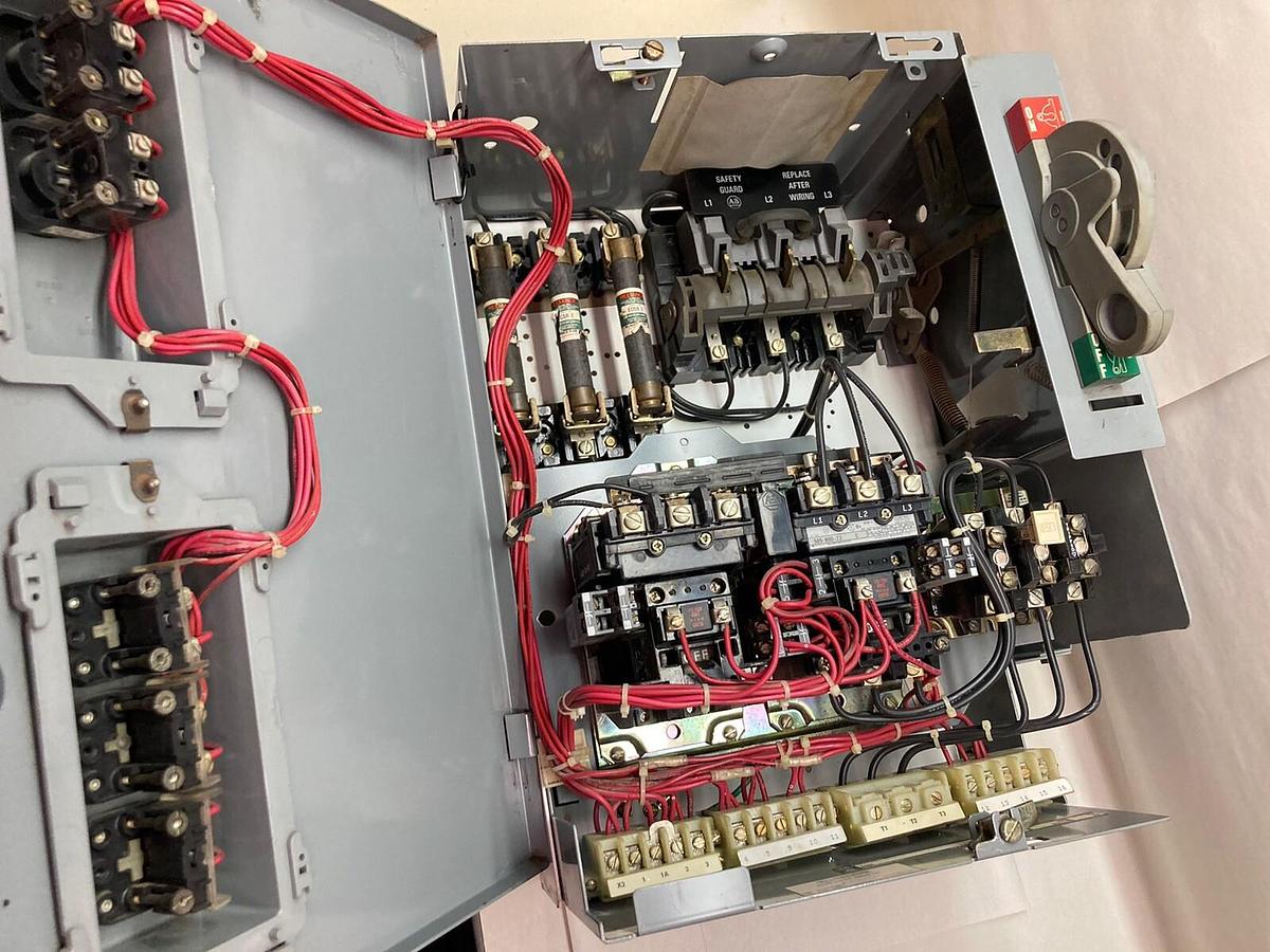 Used Allen-Bradley,2106B,Size 1 MCC 20 Inch Reversing Starter Feeder Bucket