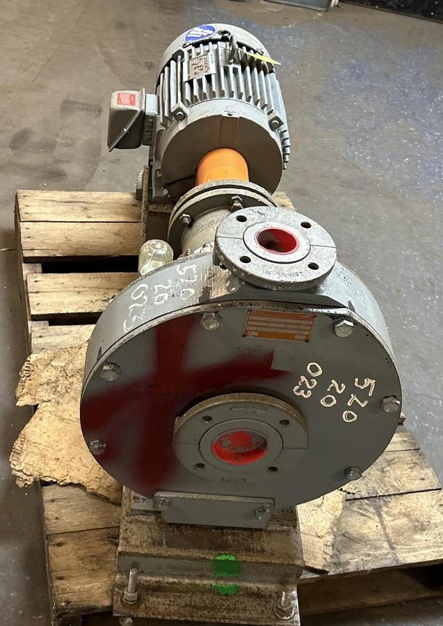 Used WANNER,PST-A30M,CENTRIFUGAL PUMP 3X2X12 10HP 1740RPM