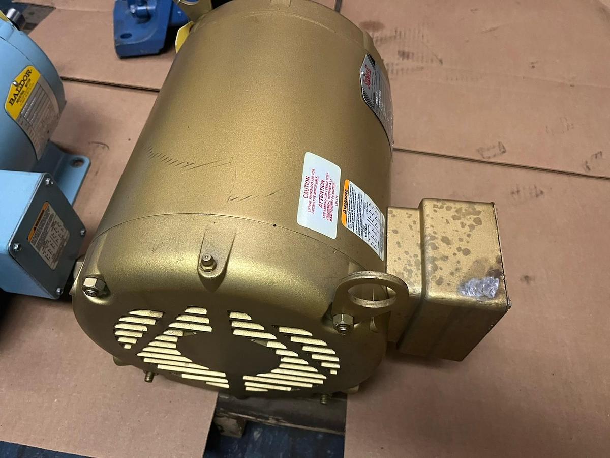 Used BALDOR,EM3311T,SUPER E MOTOR 7.5HP 1760RPM 3PH 213T OPSB
