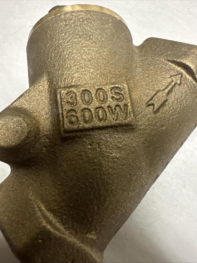 Milwaukee,300S 800W, 1" Y Brass Check Valve