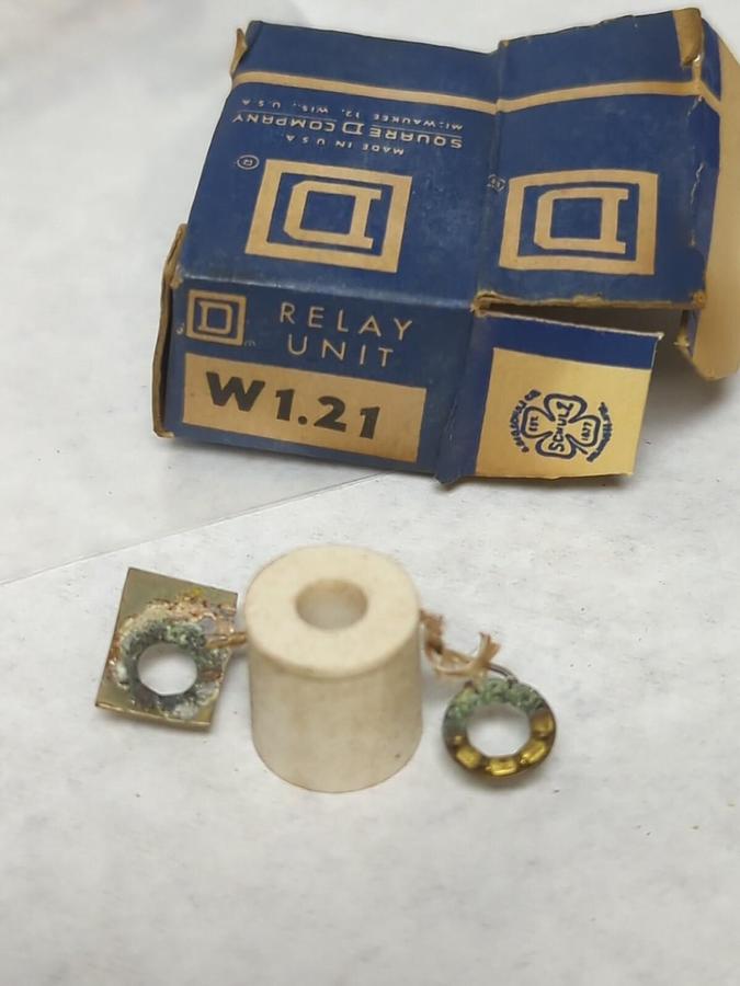 SQUARE D,W1.21,THERMAL OVERLOAD RELAY HEATER ELEMENT LOT OF 5 NOS