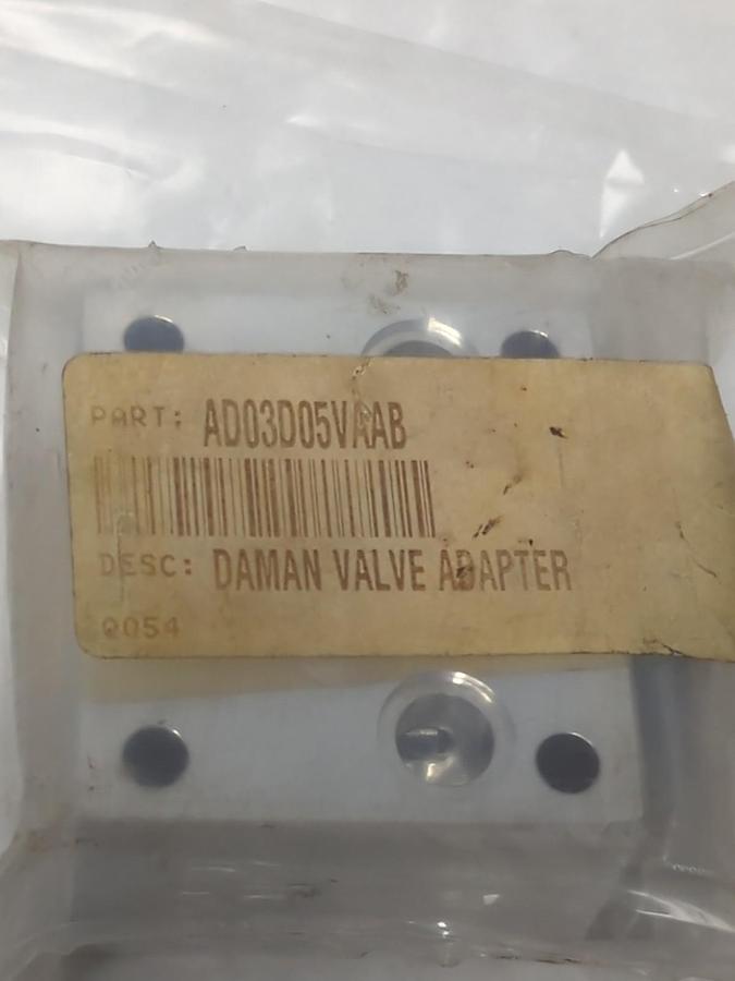 DAMAN VALVE,AD03D05VAAB,MANIFOLD VALVE ADAPTER NOS