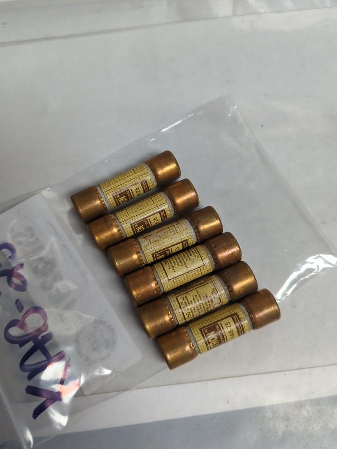 Used COOPER BUSSMANN,KAB-25,TRON 25 AMP FUSE LOT OF 6 PRE-OWNED