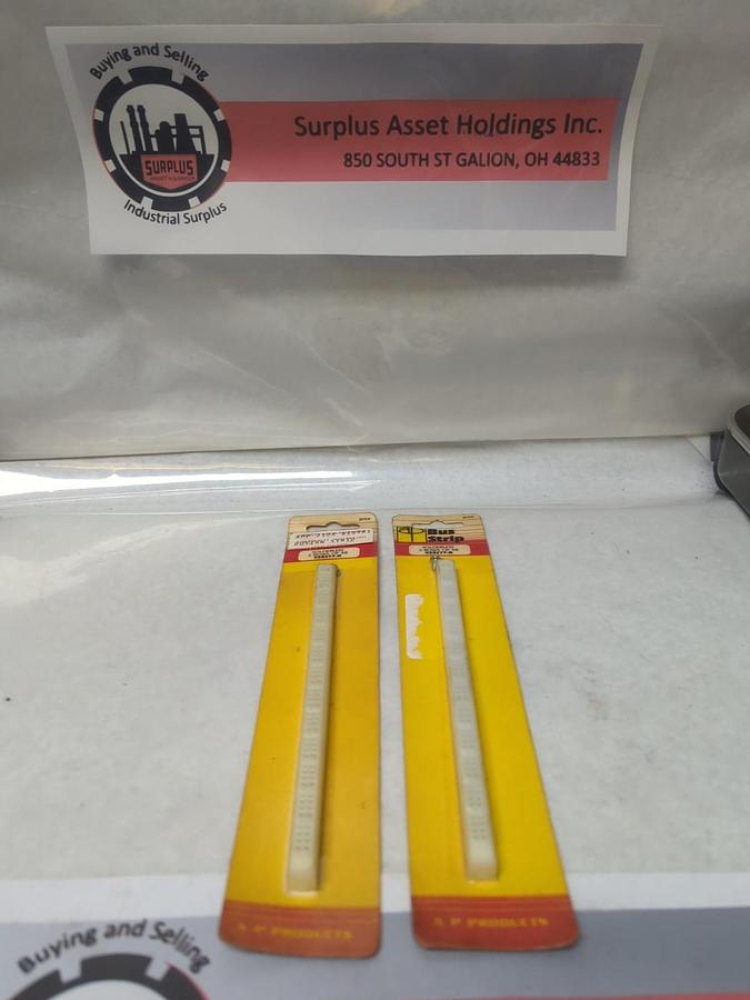 AP PRODUCTS,923277-R,SOLDERLESS BUTTON STRIP 2 ROWS 0F 48 LOT OF 2 NOS